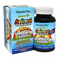 Натуральная добавка для иммунитета Nature's Plus Animal Parade, Kids Immune Booster 90 Chewab DR, код: 7518066