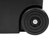 Ящик для інструментів на 2 колесах з ручкою пластиковий 2 секції (46х26х62/83 см) із засувкою Vorel 78731, фото 10