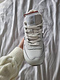 Кросівки жіночі зимові New Balance 574 White білі на хутрі, фото 2