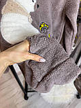 Тепла жіноча піжама домашній костюм кофта та штани жіноча піжама Махра Lady Fellix, фото 9