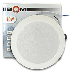 Точковий LED світильник Biom 18W 5500К коло DPL-R18-5 23431