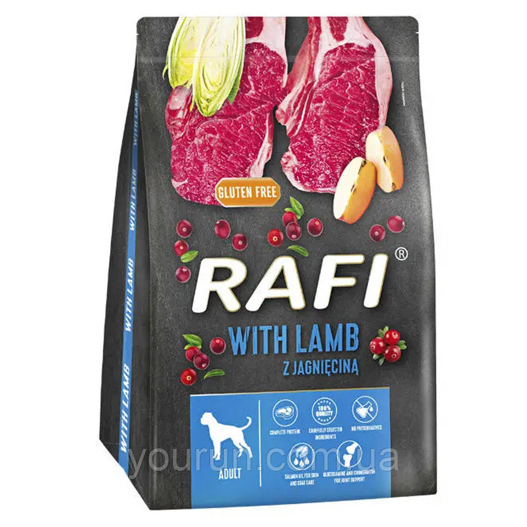 Rafi (Рафі) Adult with Lamb & Rice Dry Dog Food - Сухий корм для дорослих собак з ягням та рисом 10 кг