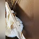 Плюшева сумка Victoria's Secret PINK Cozy-Plush Tote Bag, Біла (Кремова), фото 6