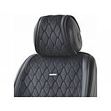 Накидки на сидіння велюр Чорний Повний комплект Beltex New York, фото 3