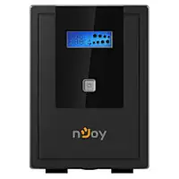 Источник бесперебойного питания NJOY Cadu 650 UPCMTLS665TCAAZ01B Black Lin.int., AVR, 2 x Schuko, USB