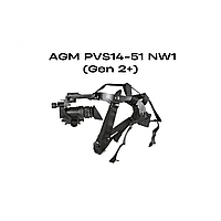 Прибор ночного видения AGM PVS14-51 NW1 (Gen 2+)