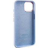 Чохол Silicone Case Metal Buttons (AA) для Apple iPhone 14 (6.1") Блакитний / Cloud Blue, фото 6
