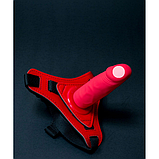 Реалістичний страпон 12 х 3.5 см, Труси із силіконовим фаллоімітатором, Знімний страпон, Інтимні іграшки, фото 6