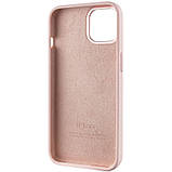 Чохол Silicone Case Metal Buttons (AA) для Apple iPhone 14 (6.1") Рожевий / Chalk Pink, фото 5