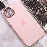 Чохол Silicone Case Metal Buttons (AA) для Apple iPhone 14 (6.1") Рожевий / Chalk Pink, фото 7