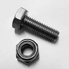 Болт М10х30 з контргайкою (неіржавіюча сталь)