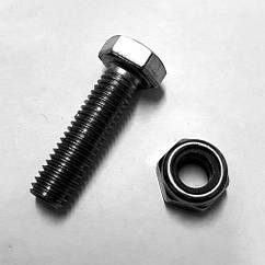 Болт М6х25 з контргайкою (неіржавка сталь)