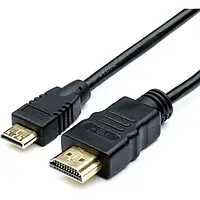 Відео-кабель Atcom 6155 HDMI (тато) mini-HDMI (тато), 5m Black