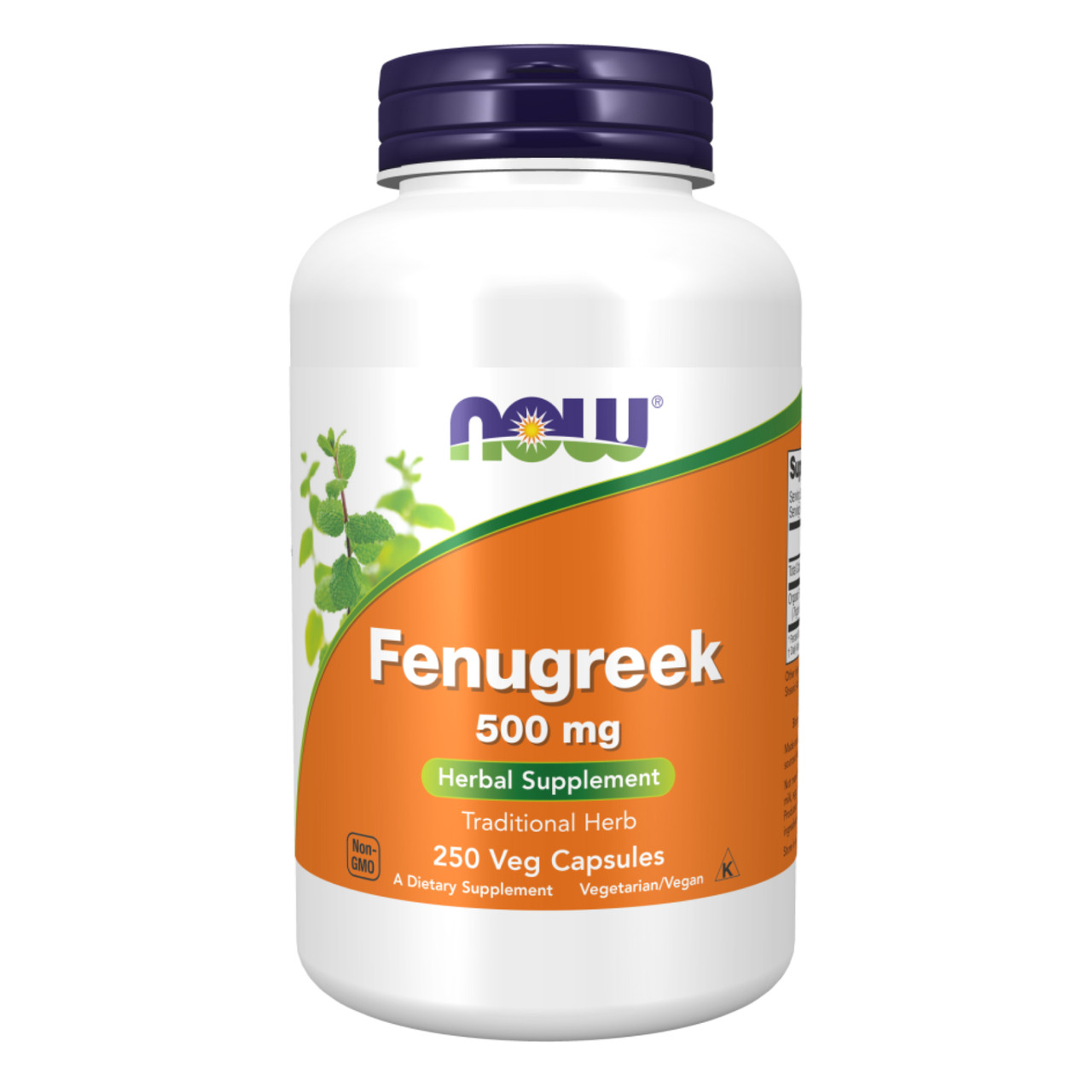 Fenugreek 500mg - 250 vcaps, фото 1