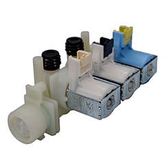 Електроклапан впускний потрійний під фішку Indesit C00110331 для пральної машини