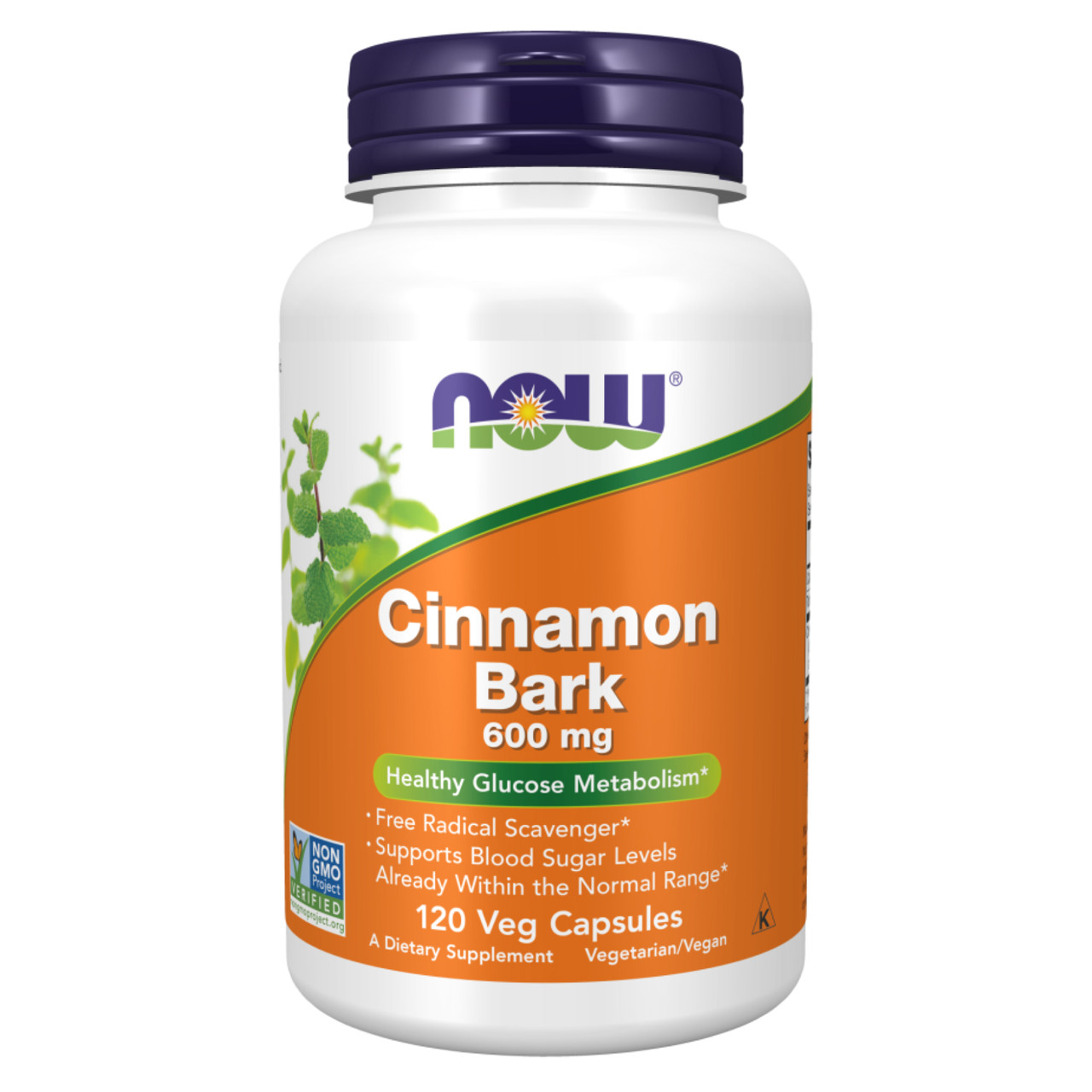 Cinnamon Bark 600mg - 120 vcaps, фото 1