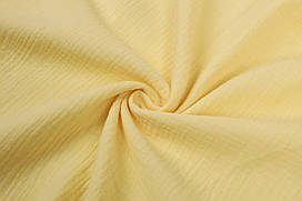 Відріз Муслін жатка Лимонно-жовтий 22х135 см