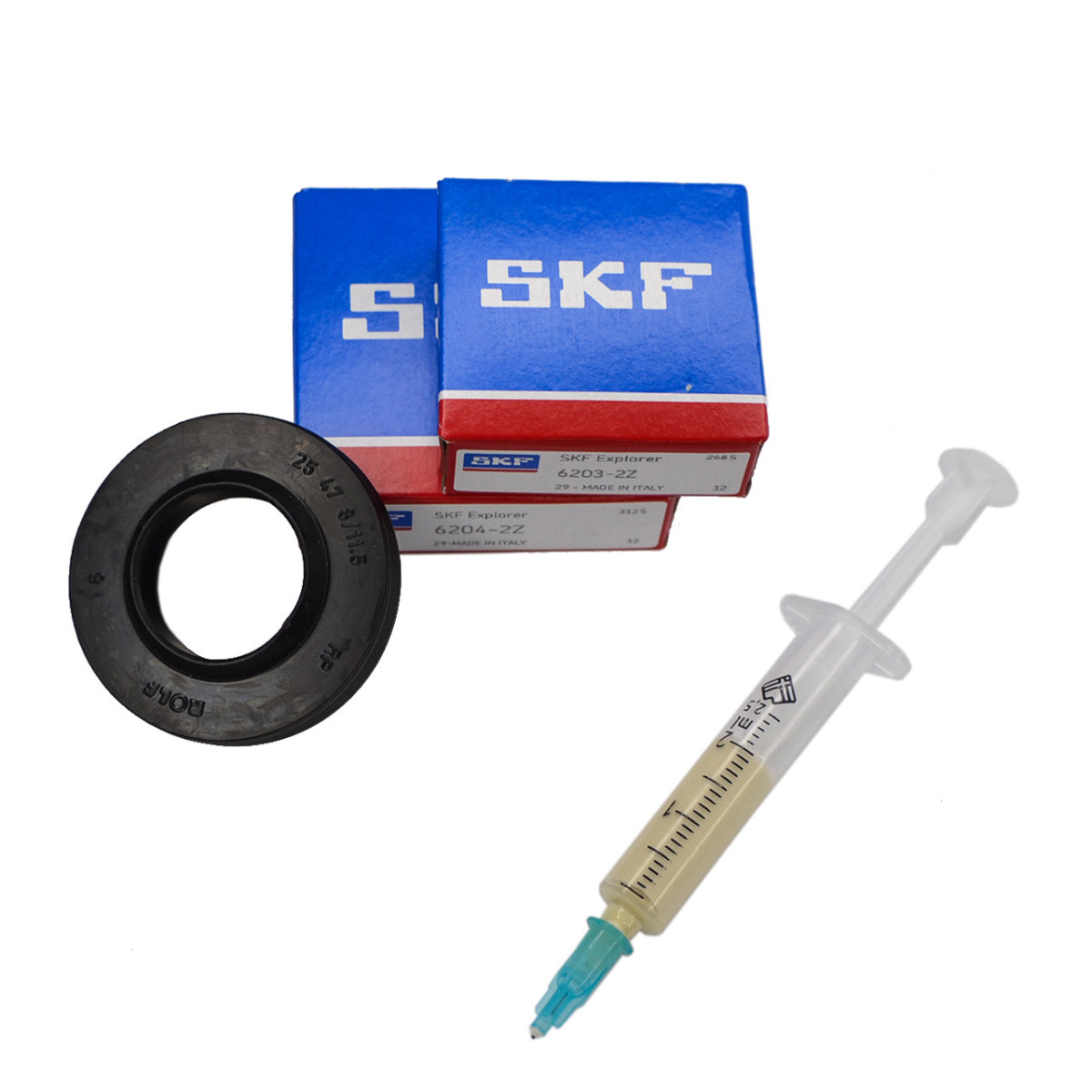 Комплект підшипників (SKF 204,203) сальник 25*47*8/11,5 WLK (Тайвань) для пральних машин " Atlant.