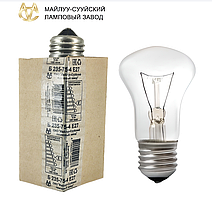 Лампа розжарювання Б 235-75-4 75W грибок Малуу-Суйський ламповий завод Киргизія