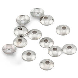 Обіймачі для намистин Круглий +-300 шт. 4 мм Платина