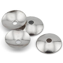 Обіймачі для намистин Круглий +-200 шт. 8 мм Платина