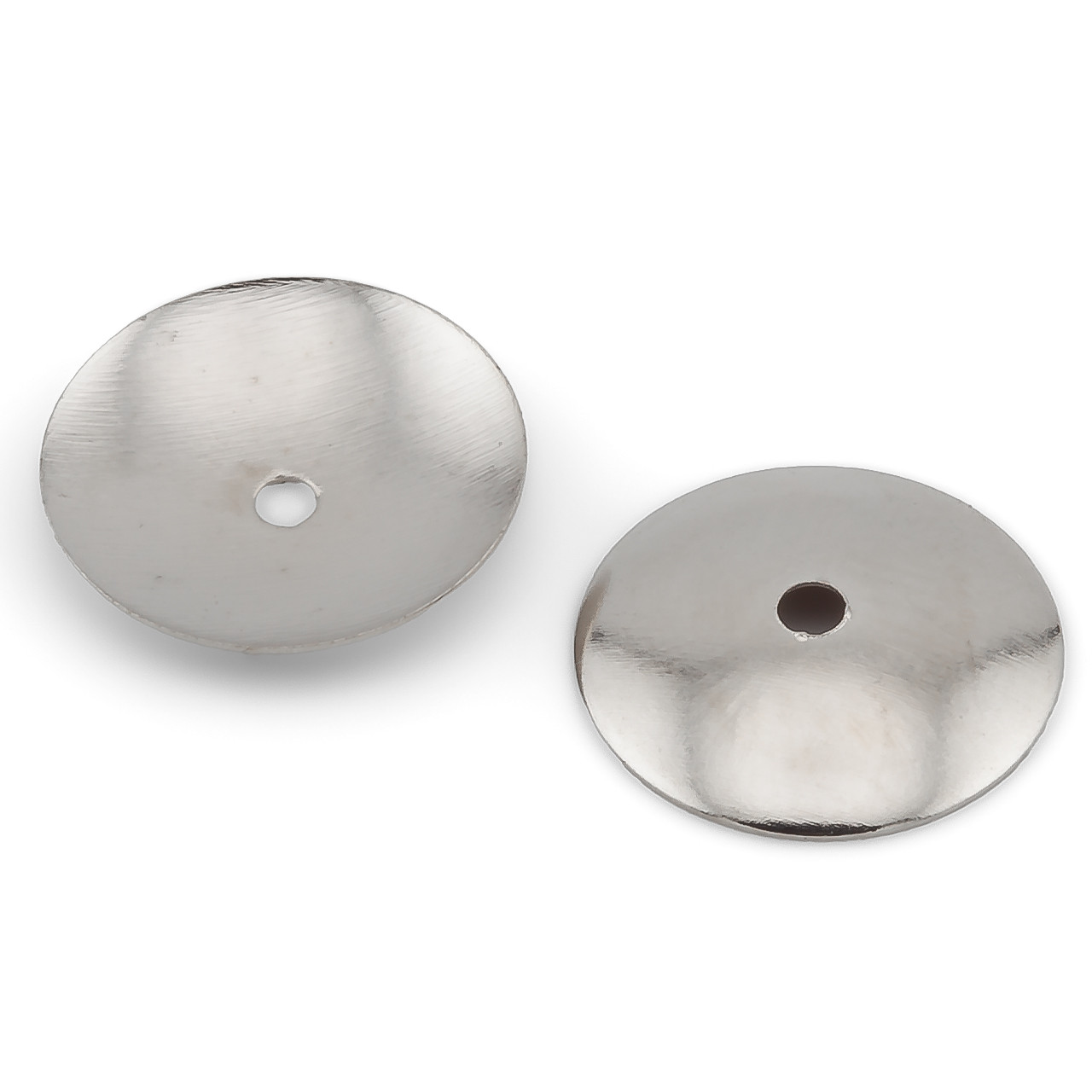 Обіймачі для намистин Круглий +-100 шт. 10 мм Платина, фото 1