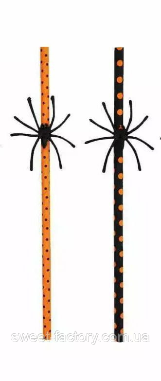 Трубочки Halloween Creepy Town Paper Straws 20p