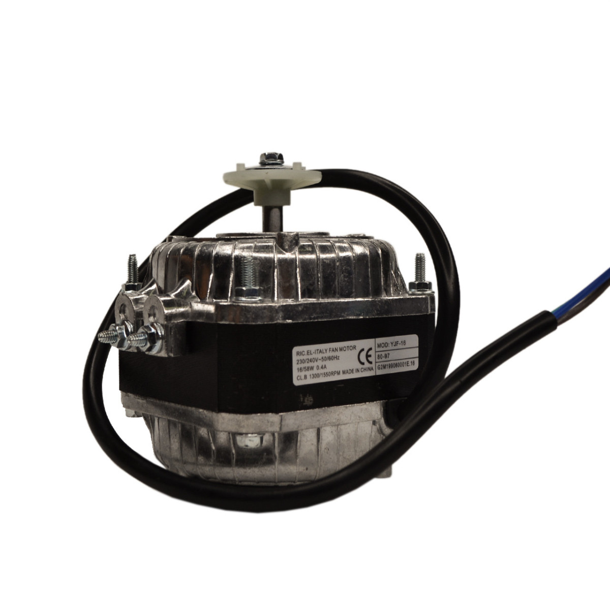 Мотор-вентилятора холодильника 16 Ват 230V, 50Hz, 1300/1550 rpm, 0.5A, RIC.EL, фото 1