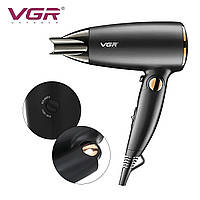 Фен для волос VGR V-439 1600W Черный, фен для укладки - сушилка для волос (фен для волосся) (TS)