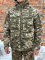 Бушлат зимовий тактична піксель ріпстоп всередині Omni-Heat. Куртка військова армійська камуфляж