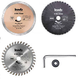 Набор дисков для роторайзера KWB (3 шт., 89 х 10 мм.)