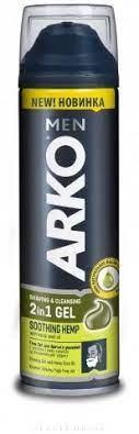 Гель для гоління ARKO з олією насіння конопель 200 мл (8690506512040)