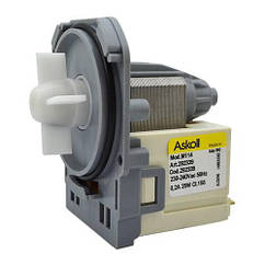 Насос (помпа) ASKOLL M114/M239/M325 для пральної машини Electrolux, Zanussi, на 3 засувки, клеми позаду, окремо