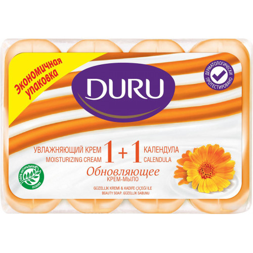 Мило Duru 1+1 4*80г крем+календула (8690506517823)