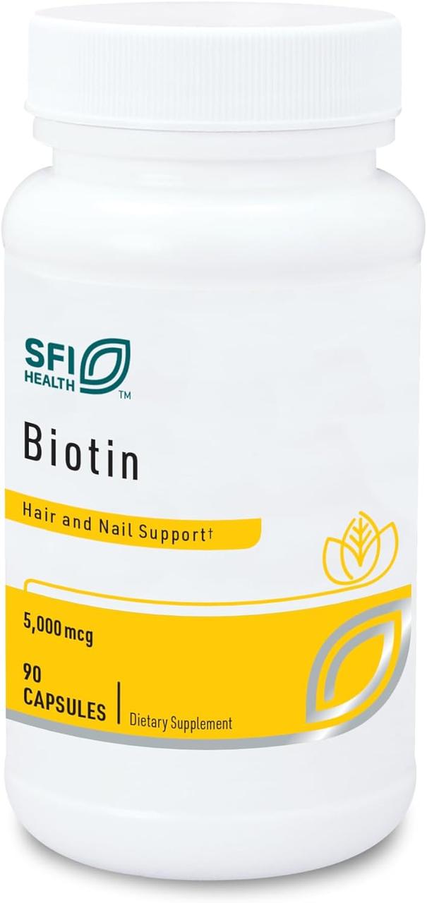 Klaire Biotin / Біотин Вітамін Б7 5000 мг 90 капсул