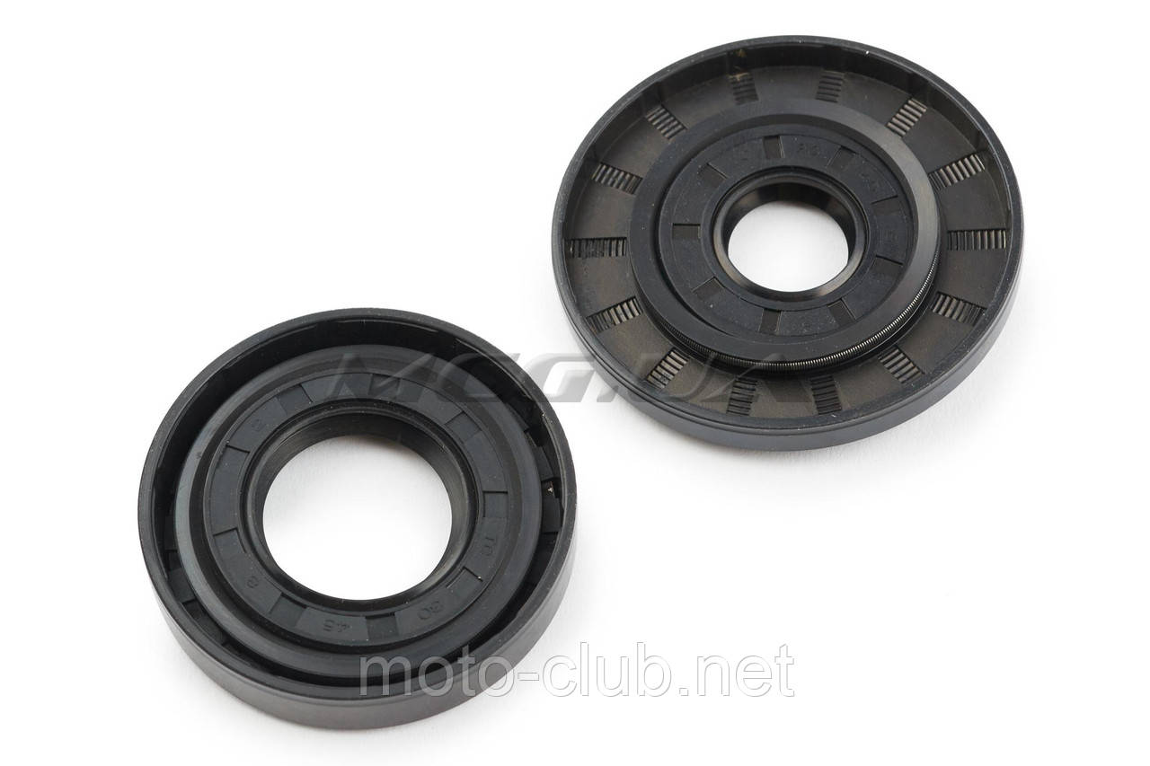 Сальники двигуна (набір, 4 шт.) для мотоблока з двигуном 180N (9Hp) (40*70*8, 45*62*12, 20*40*8, 30*45*8) , фото 1