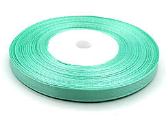Стрічка Атласна Бірюзова 7 мм, 23 м