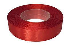 Стрічка атласна Червона, 2 см, 23 м
