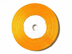 Стрічка Атласна Медово-жовта 7 мм, 23 м
