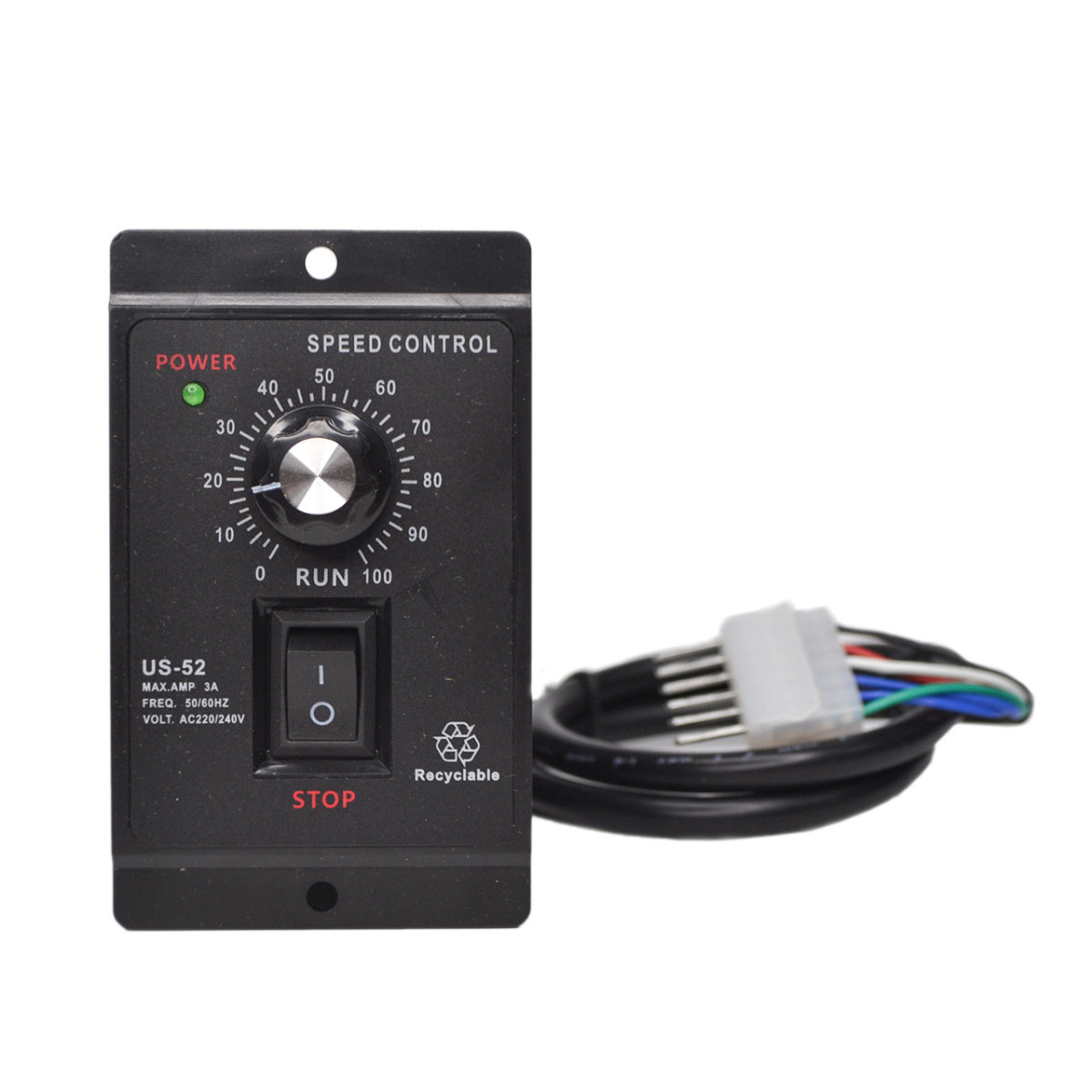 Регулятор обертів US-52 для колекторних електродвигунів до 400 Вт, фото 1