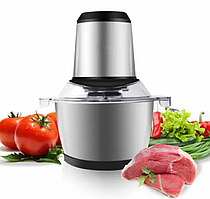 Блендер Подрібнювач Блискавка Cooking Metal Mixer Металевий 2л