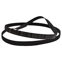 Ремінь 1160 H8 EL Атлант чорний