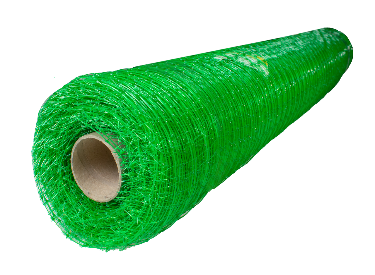 Сітка 30*35 пташка 1*50 метрів пластикова гражна сітка для забору, фото 1