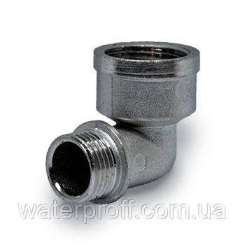 Коліно 3/4"в - 1/2"з нікельоване, Lexline