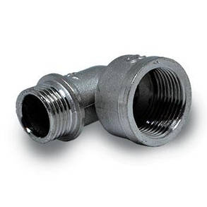 Коліно 3/4"в - 1/2"з нікельоване, Lexline, фото 3