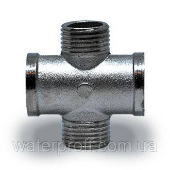 Хрест 1/2" вн-зовн, нікельований, Lexline