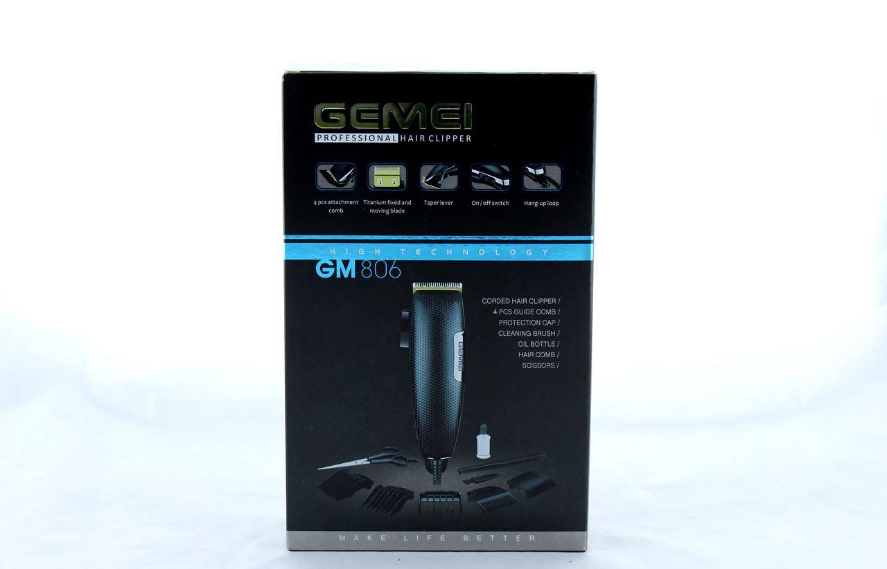Машинка для стриження Geme GM 806 (40) в уп.20 шт.