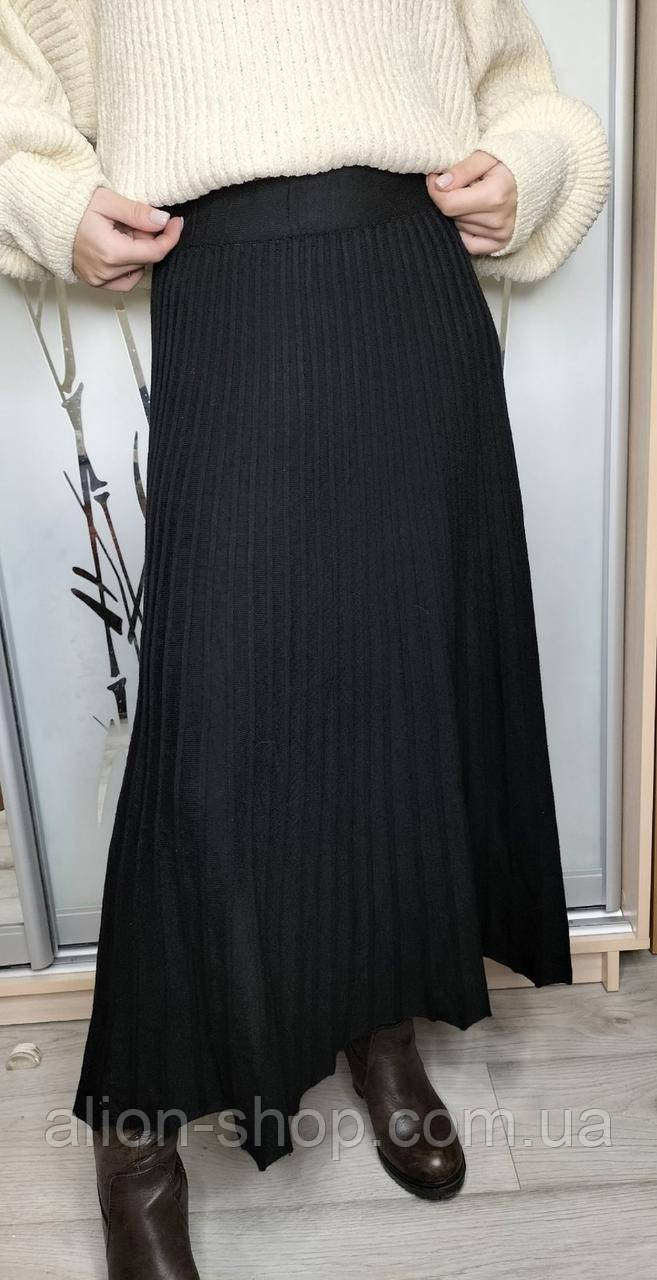 Молодіжна жіноча спідниця-максі пліссе новинка 2023, фото 1