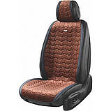 Накидки на сидіння велюр Коричневі передні Beltex Chicago, фото 2
