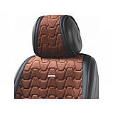 Накидки на сидіння велюр Коричневі передні Beltex Chicago, фото 3